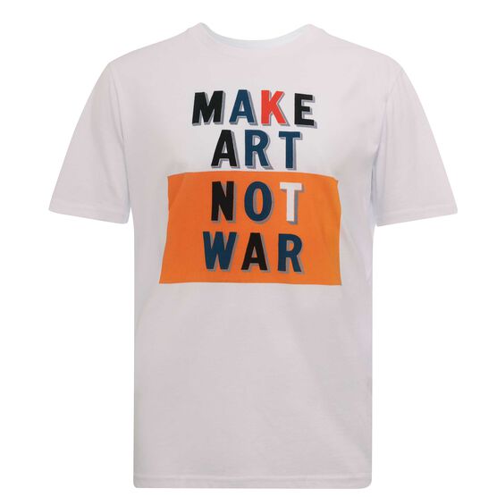 Bob and Roberta Smith Make Art Not War t-shirt